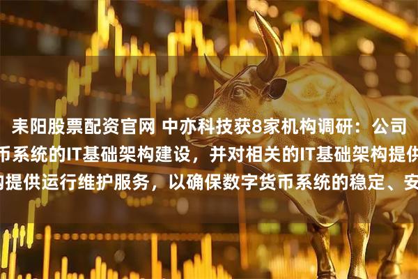 耒阳股票配资官网 中亦科技获8家机构调研：公司参与了部分客户数字货币系统的IT基础架构建设，并对相关的IT基础架构提供运行维护服务，以确保数字货币系统的稳定、安全运行（附调研问答）