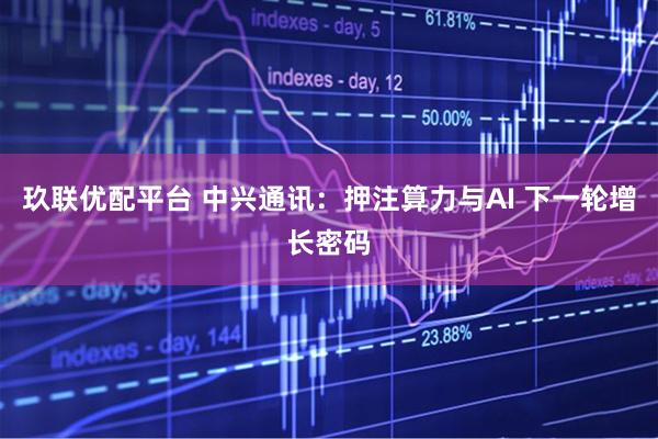 玖联优配平台 中兴通讯：押注算力与AI 下一轮增长密码